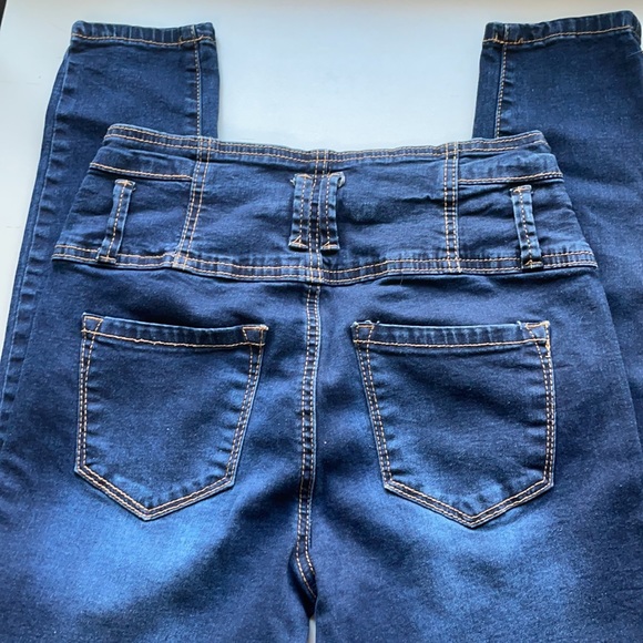 High rise skinny leg stretchy jeans - Picture 4 of 8